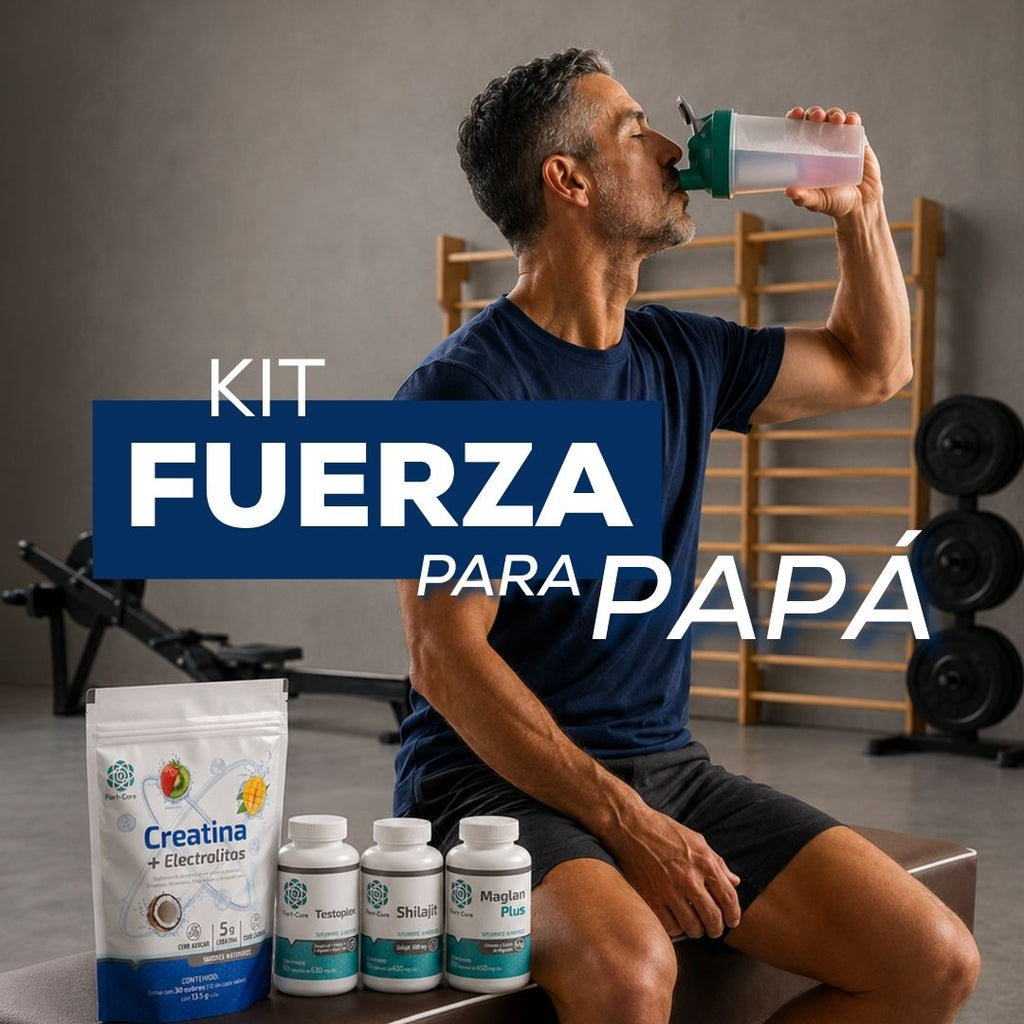 Kit Fuerza Fort Core | Creatina, Testoplex, Shilajit y Magnesio ...